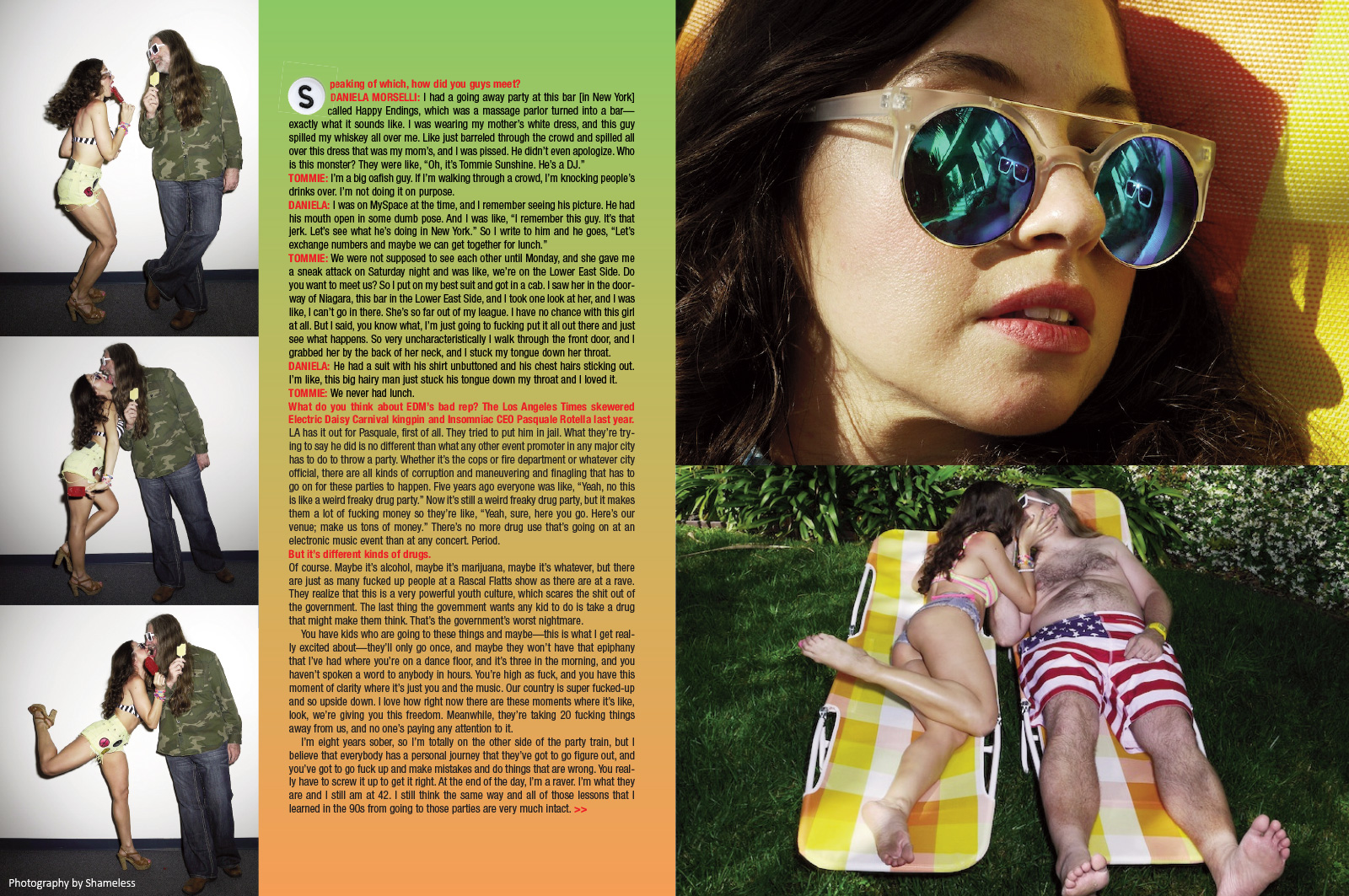 Tommie Sunshine Photos & Layout, detail 2