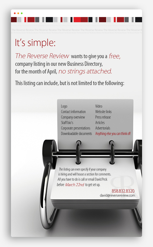 The Reverse Review Email Marketing Campaign, detail 6